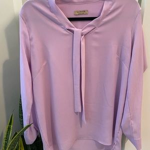 Blouse • bow • lilac